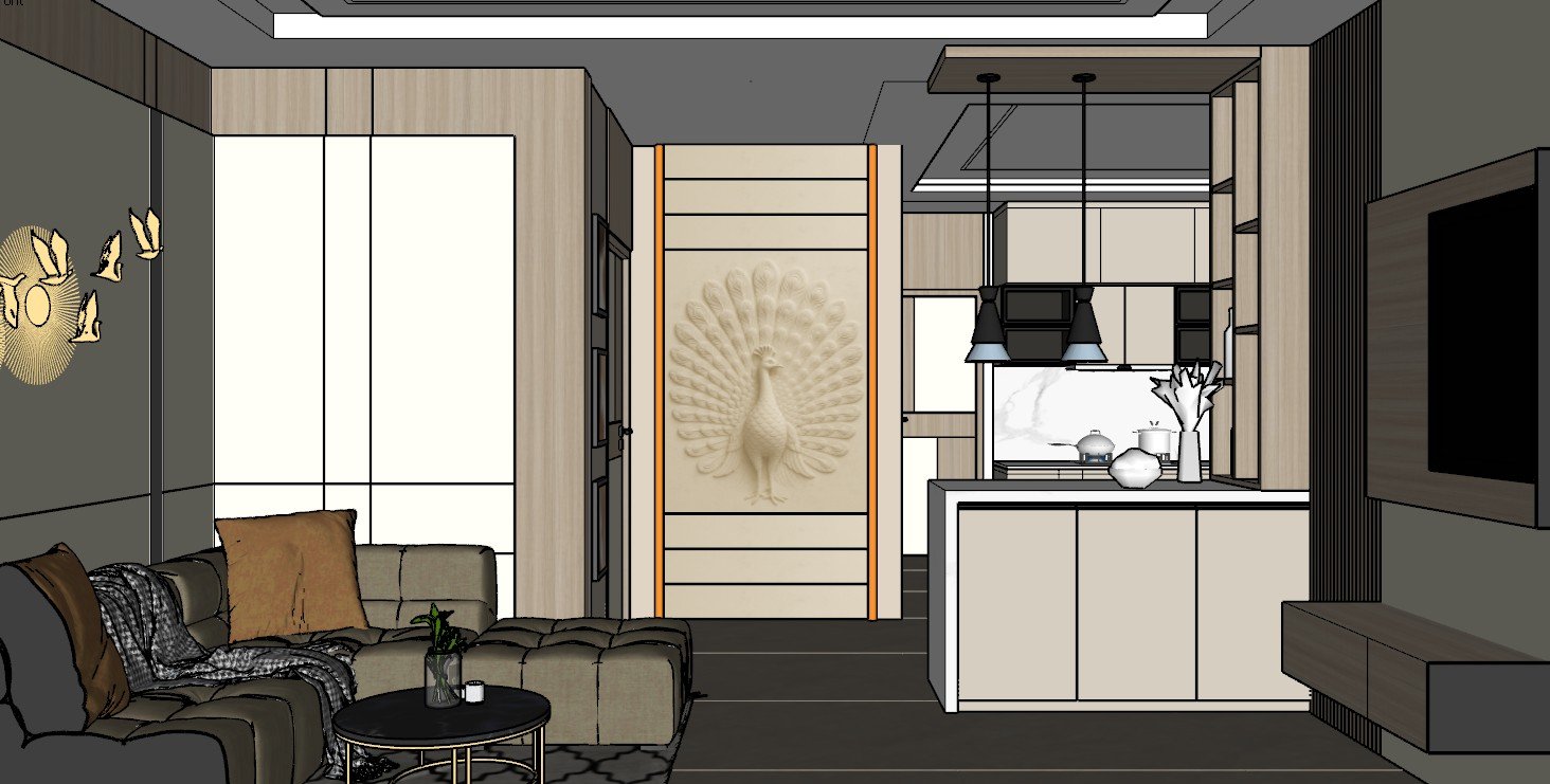 Interior space planning and 3D visualization process at LSRR Designs